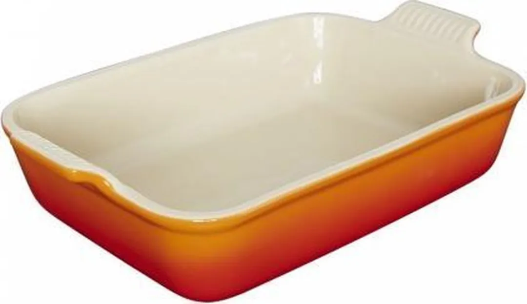 Le Creuset Heritage Ovenschaal Oranjerood 1.1L