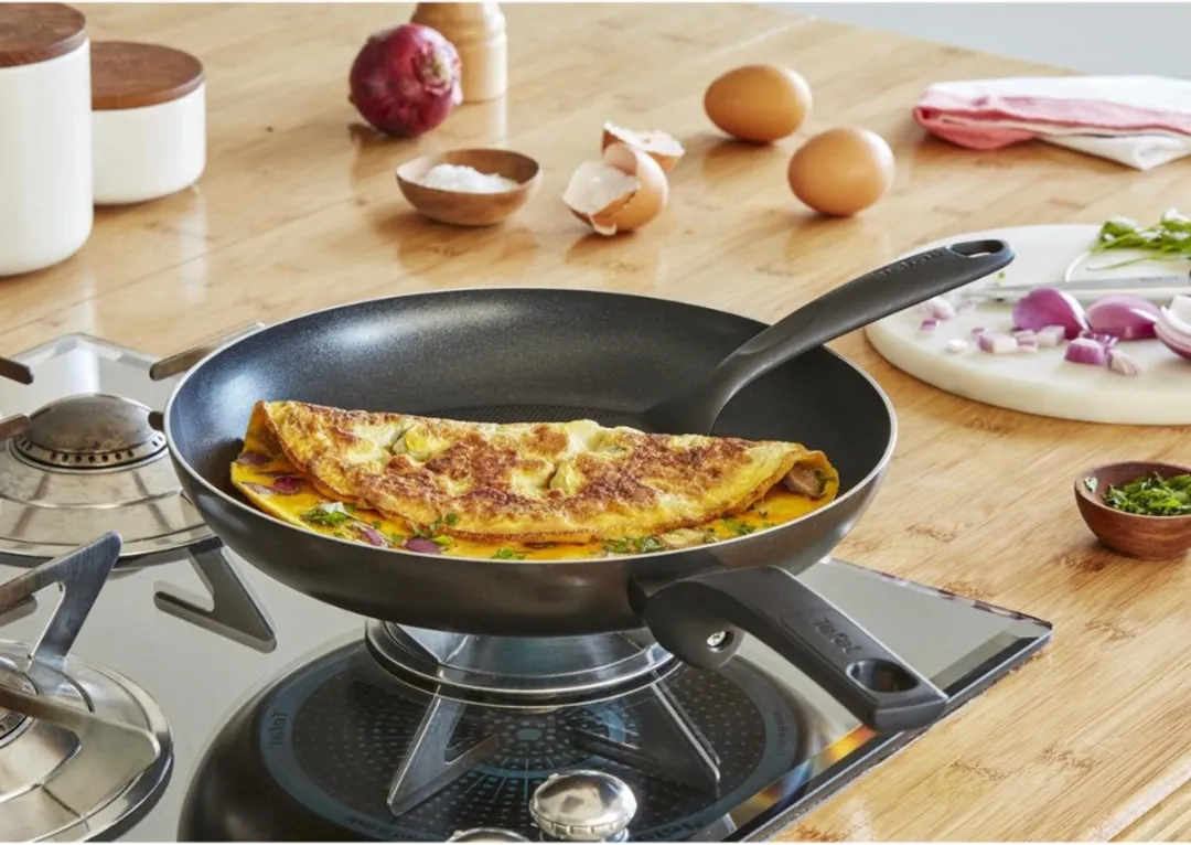 Tefal Easy Cook & Clean Pannenset 6-delig - Zwart
