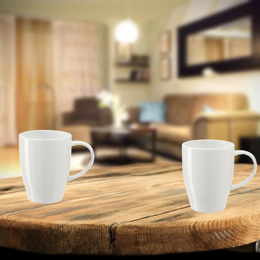 Bellatio Design Paris Koffiemok - 350ml - Ivoorwit