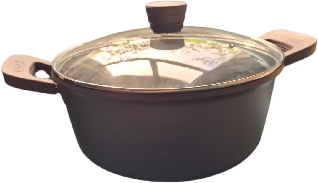 PYREX Casserolepan 28cm - Grijs - 2 Stuks