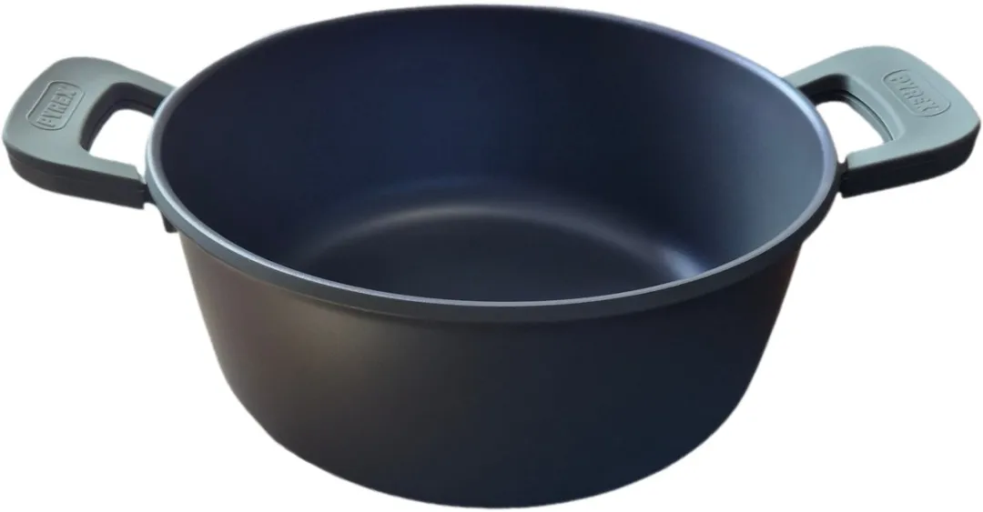 PYREX Casserolepan 28cm - Grijs - 2 Stuks