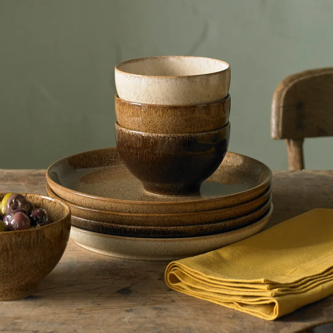 Denby Studio Craft Chestnut Coupe Bord - 20cm