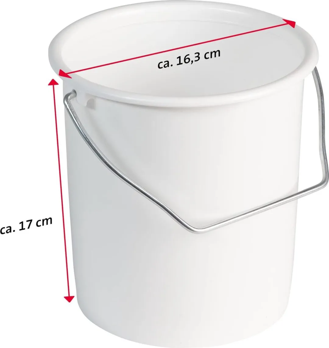 Westmark Melk-/Opslagemmers 2+3L - 2 Stuks - Wit