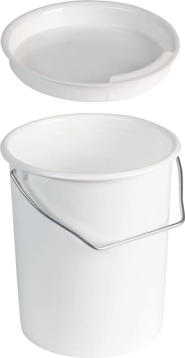 Westmark Melk-/Opslagemmers 2+3L - 2 Stuks - Wit