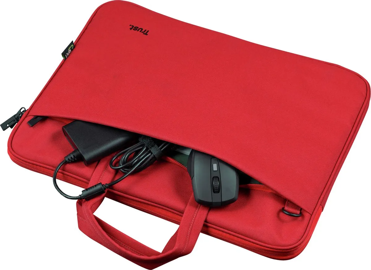 Trust Bologna Laptoptas 16 inch - Rood - 24449