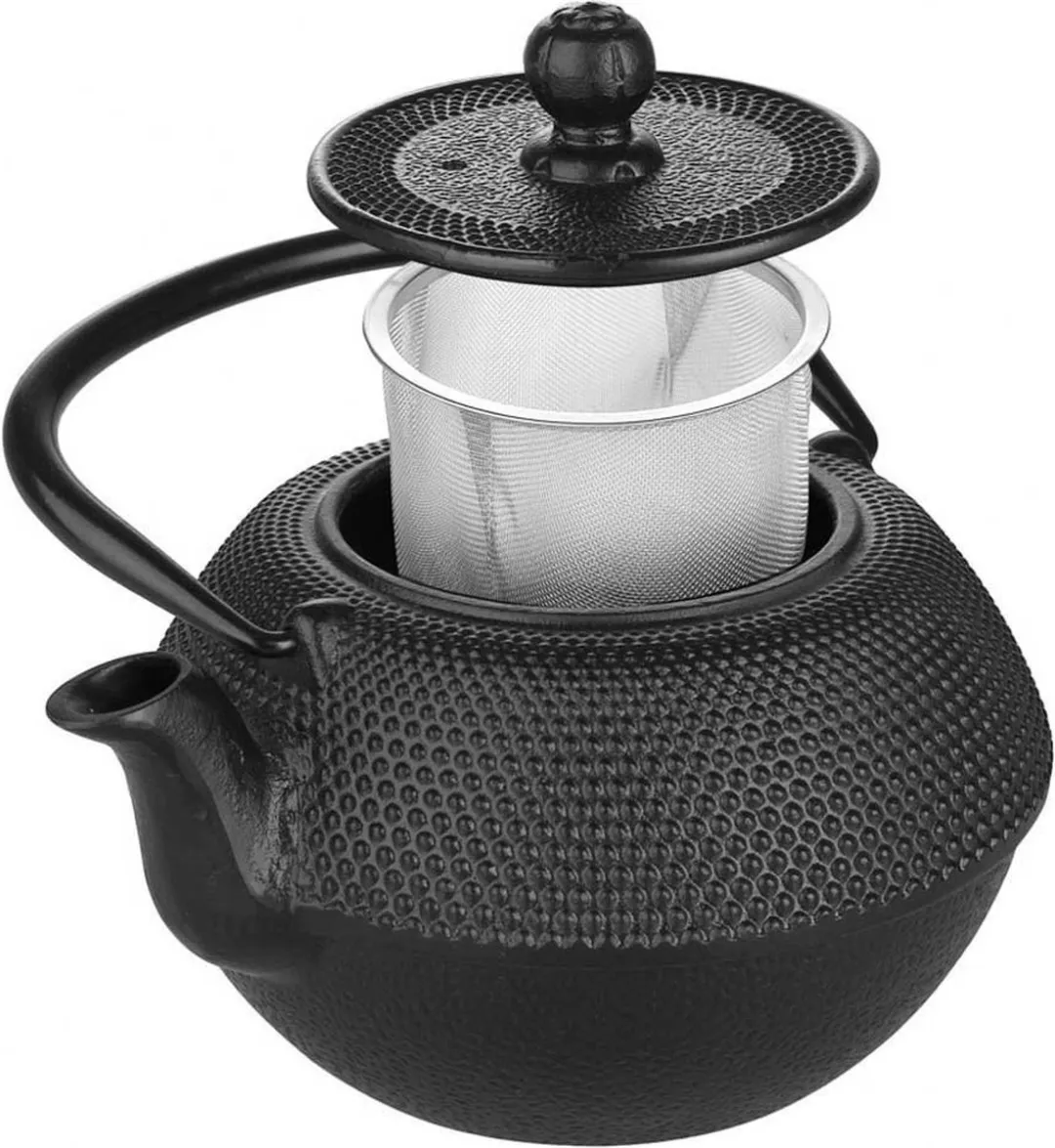 Ibili Cast Iron Theepot 1.2L - Zilver