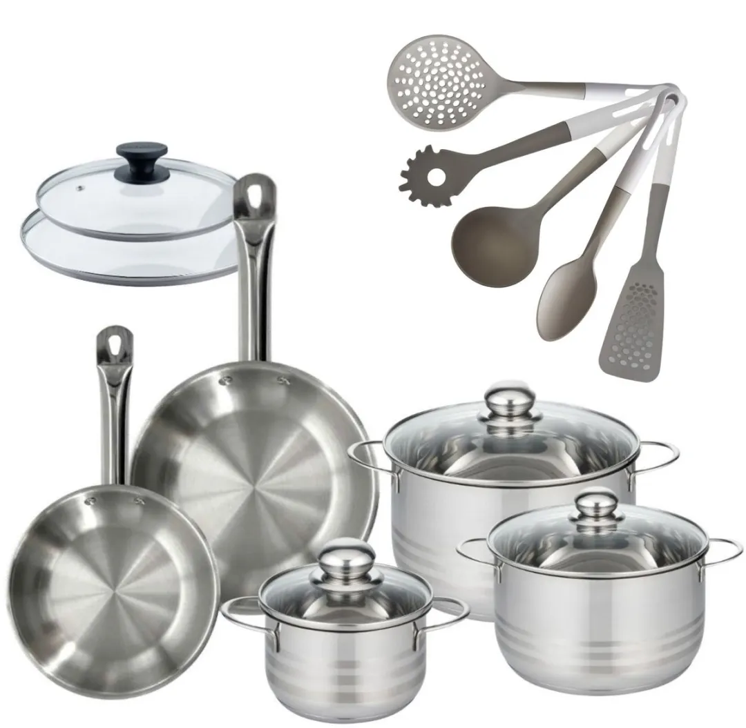 Fackelmann Eterna Set Pannen 20/24cm + Braadpannen 16/20/24cm