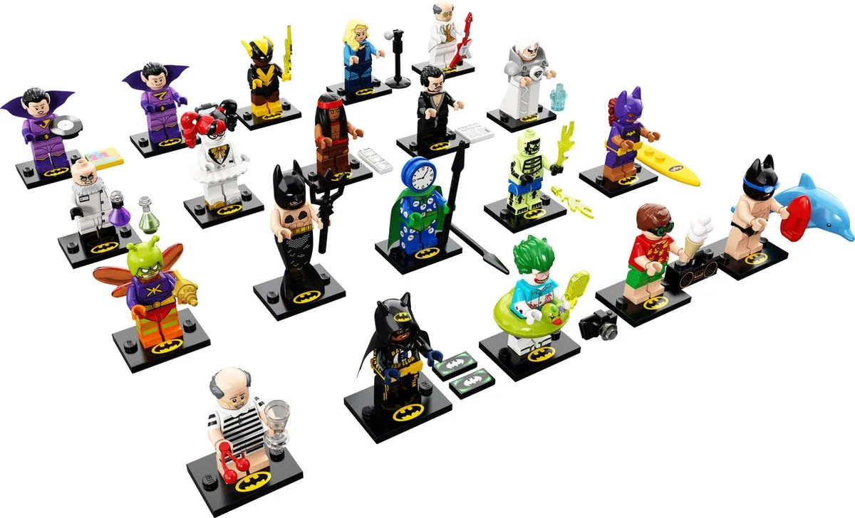 LEGO Batman Movie Minifiguren Serie 2 71020 - 8 Stukken - Multikleuren
