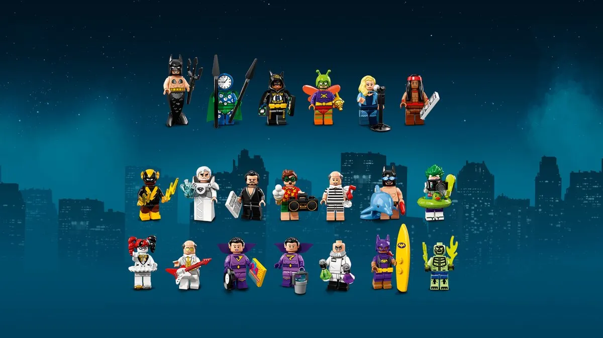LEGO Batman Movie Minifiguren Serie 2 71020 - 8 Stukken - Multikleuren