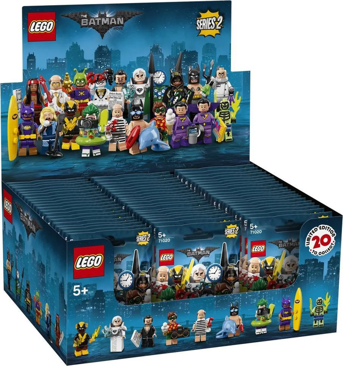 LEGO Batman Movie Minifiguren Serie 2 71020 - 8 Stukken - Multikleuren