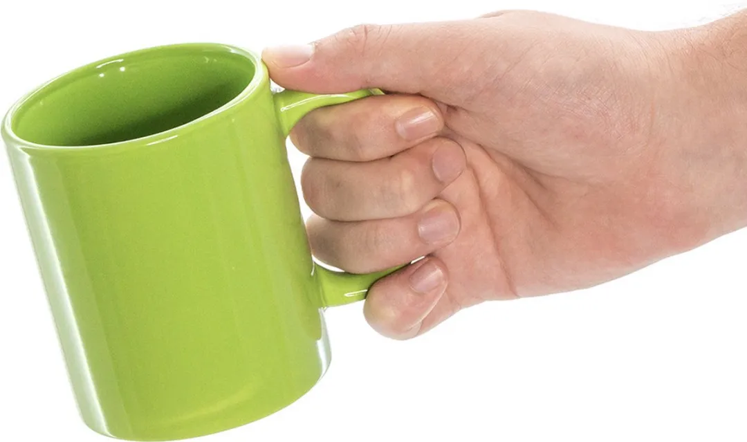 Bellatio Design Auxerre Keramiek Mokken - 8 Stuks - 370ml - Geel/Groen/Blauw/Rood
