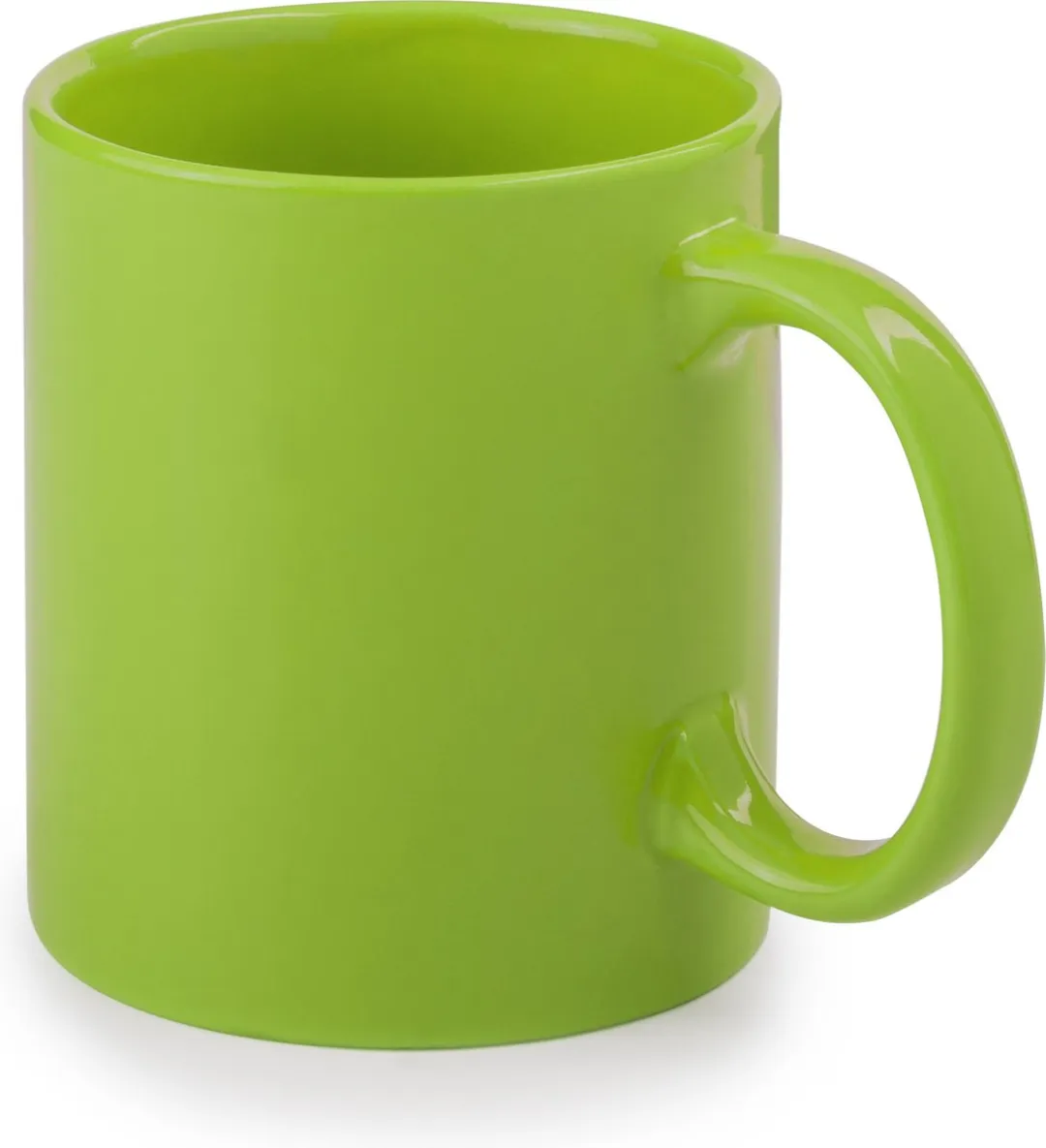 Bellatio Design Auxerre Keramiek Mokken - 8 Stuks - 370ml - Geel/Groen/Blauw/Rood