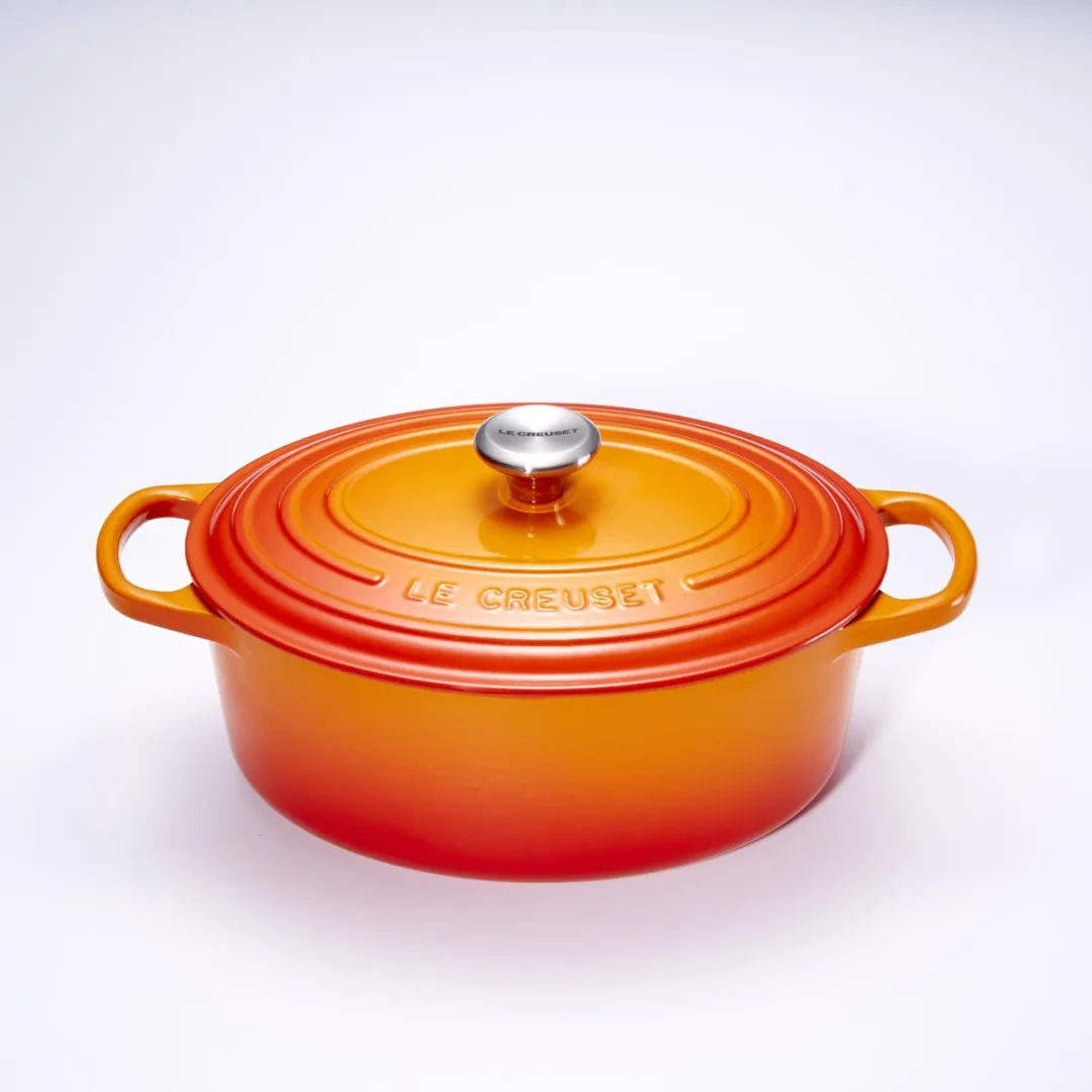 Le Creuset Signature Braadpan Oranjerood 27cm - 4.1L - afbeelding 6 van 6