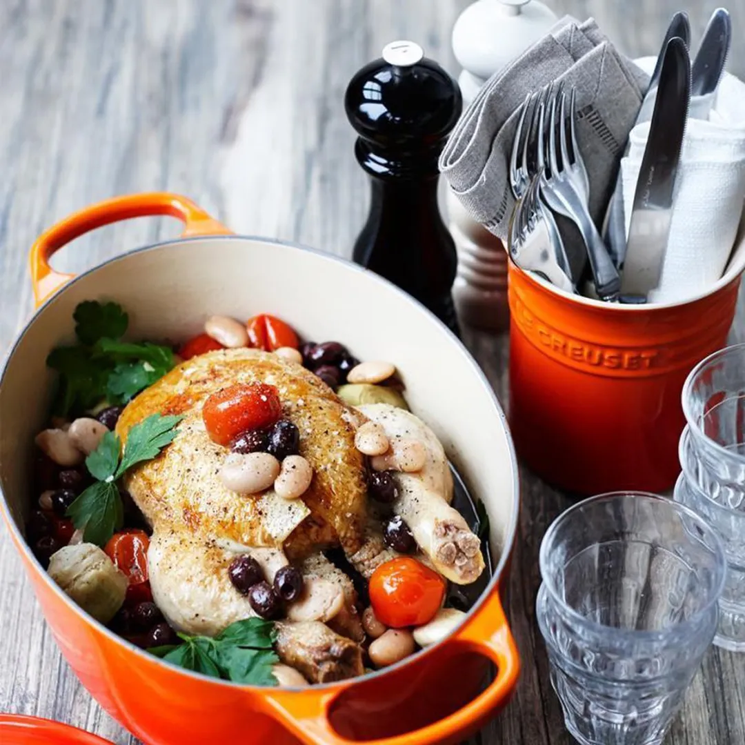 Le Creuset Signature Braadpan Oranjerood 27cm - 4.1L