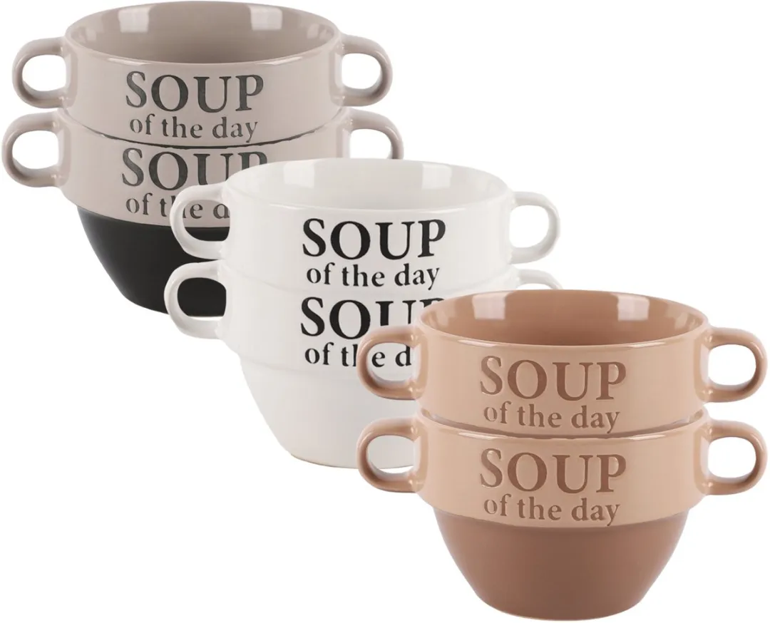 Bellatio Design Soepkommen 6 Stuks