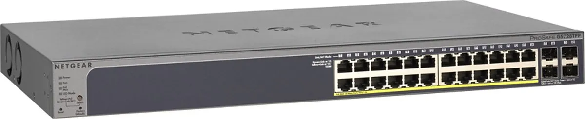 Netgear GS728TPP Smart Managed Switch 24x PoE - 56 Gbps - afbeelding 6 van 6