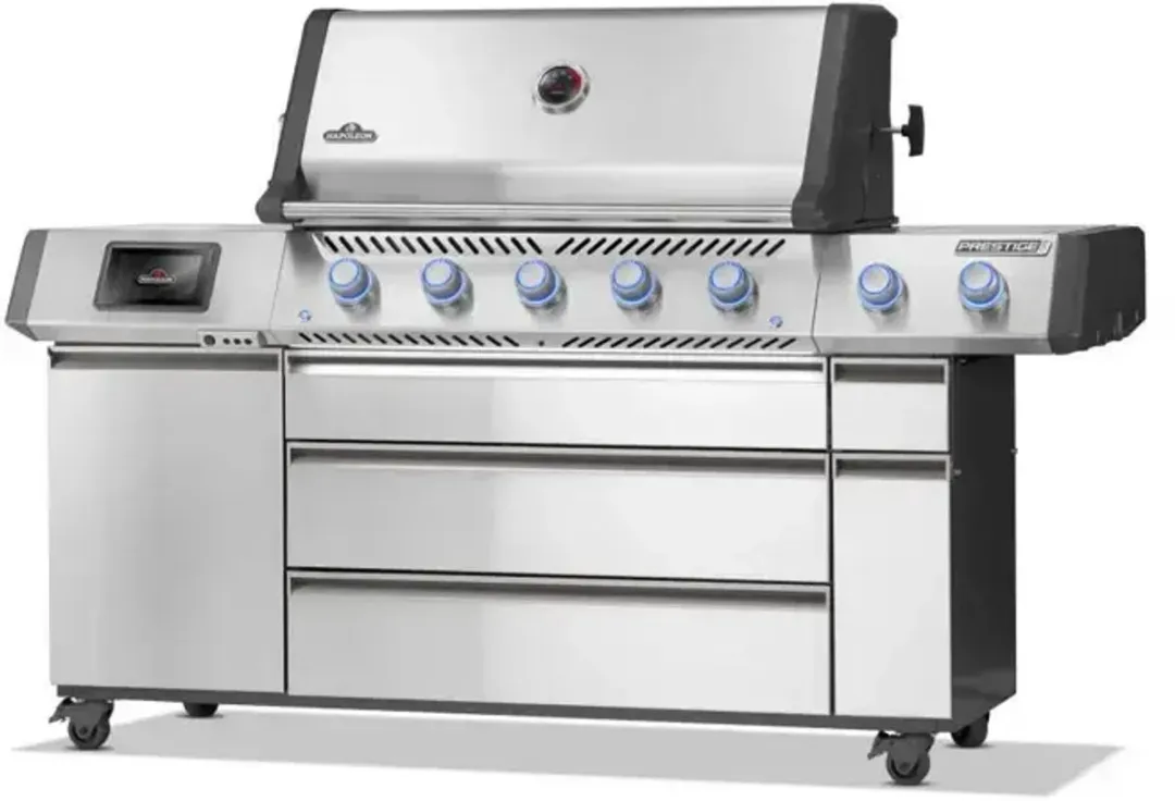 Napoleon Prestige Pro 665 Gasbarbecue - 5 Branders - Zilver