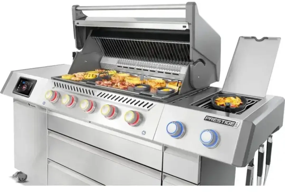 Napoleon Prestige Pro 665 Gasbarbecue - 5 Branders - Zilver - afbeelding 6 van 6