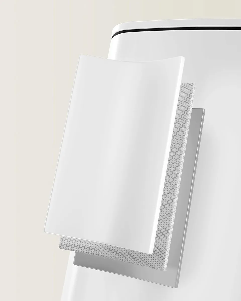 Songmics Pedaalemmer Keukenprullenbak 20L - Crème