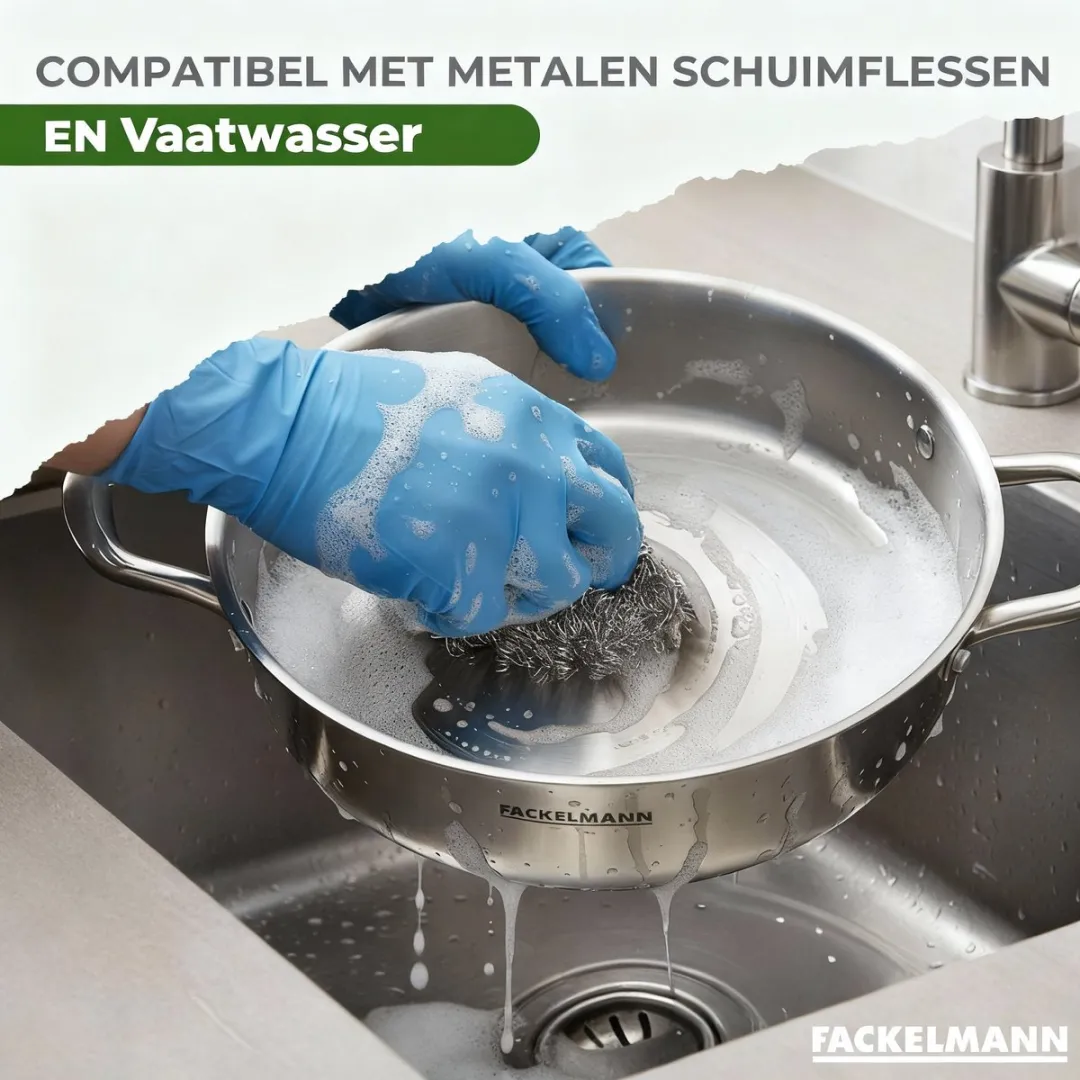 Fackelmann Vita3 Sautoir 28cm - Roestvrij staal - afbeelding 6 van 6