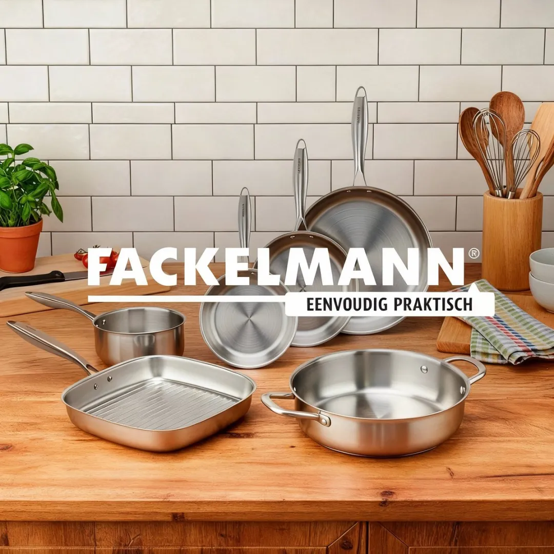 Fackelmann Vita3 Sautoir 28cm - Roestvrij staal