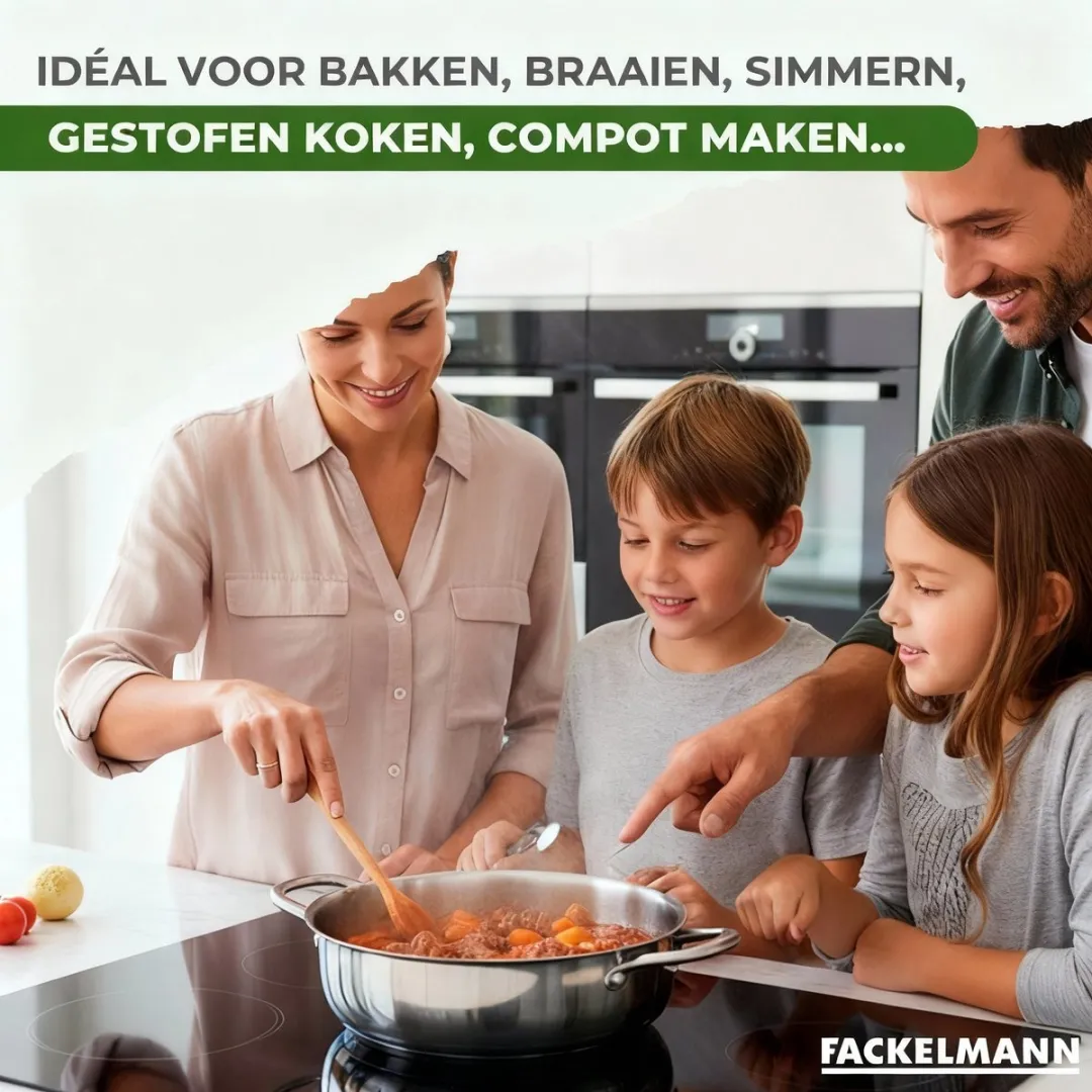 Fackelmann Vita3 Sautoir 28cm - Roestvrij staal