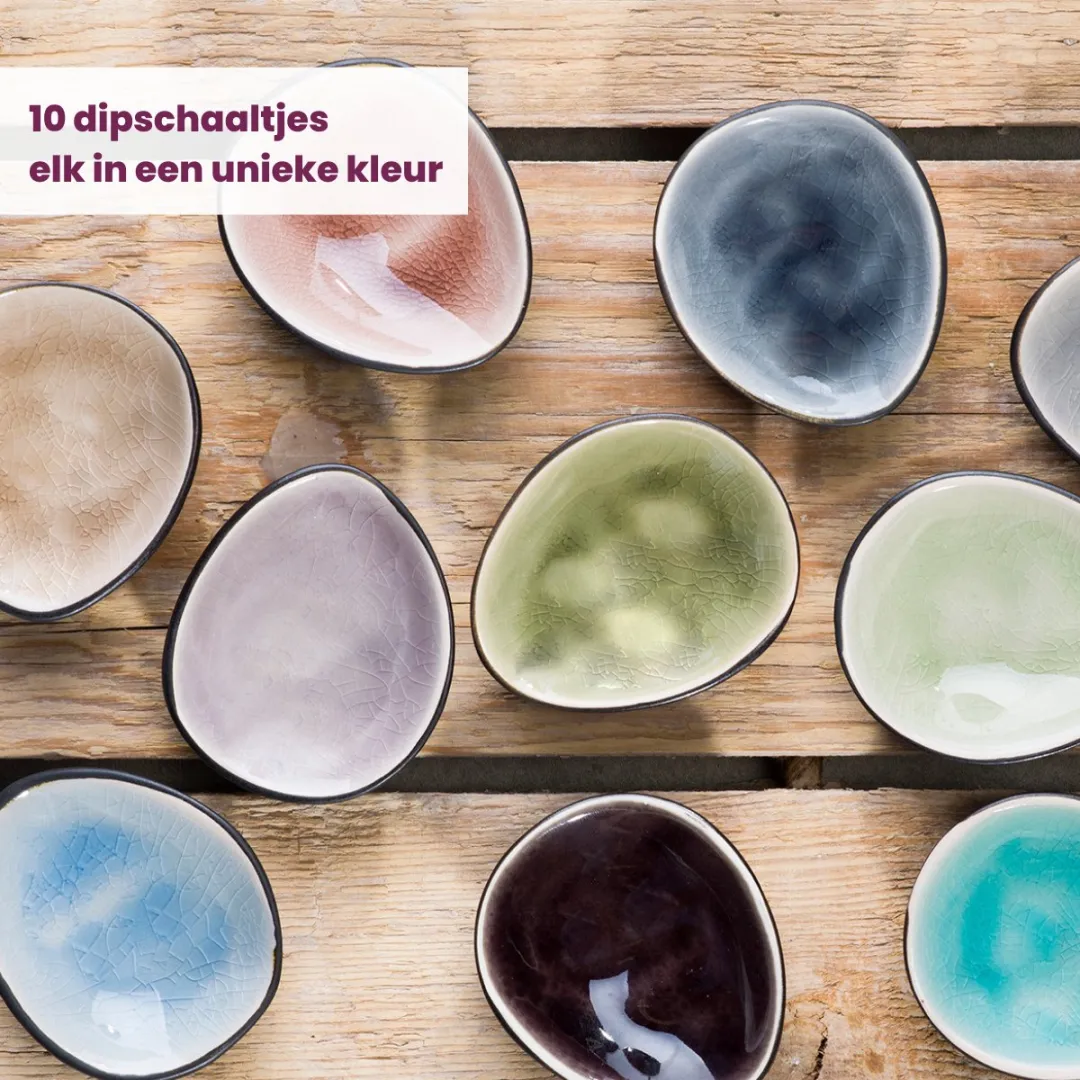Cosy&Trendy Streetfood Bord Assorti - 10 Stuks