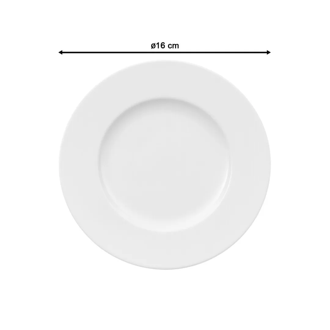 Villeroy & Boch Royal Broodteller Set 6 Stuks - Ø16cm - Wit-Gekleurd