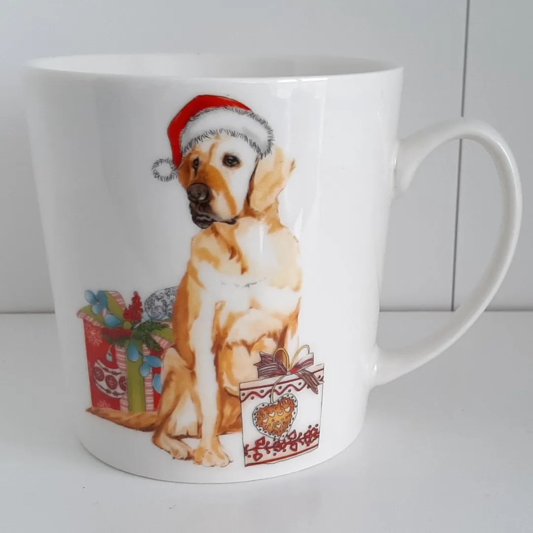 Jumbo Kerst Mok Hond Golden Retriever