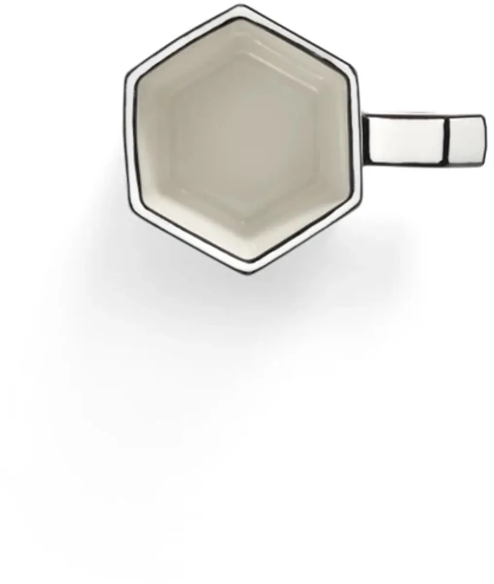 Serax Annebet Philips Carte Blanche Dubbele Espressokop - Wit/Zwart