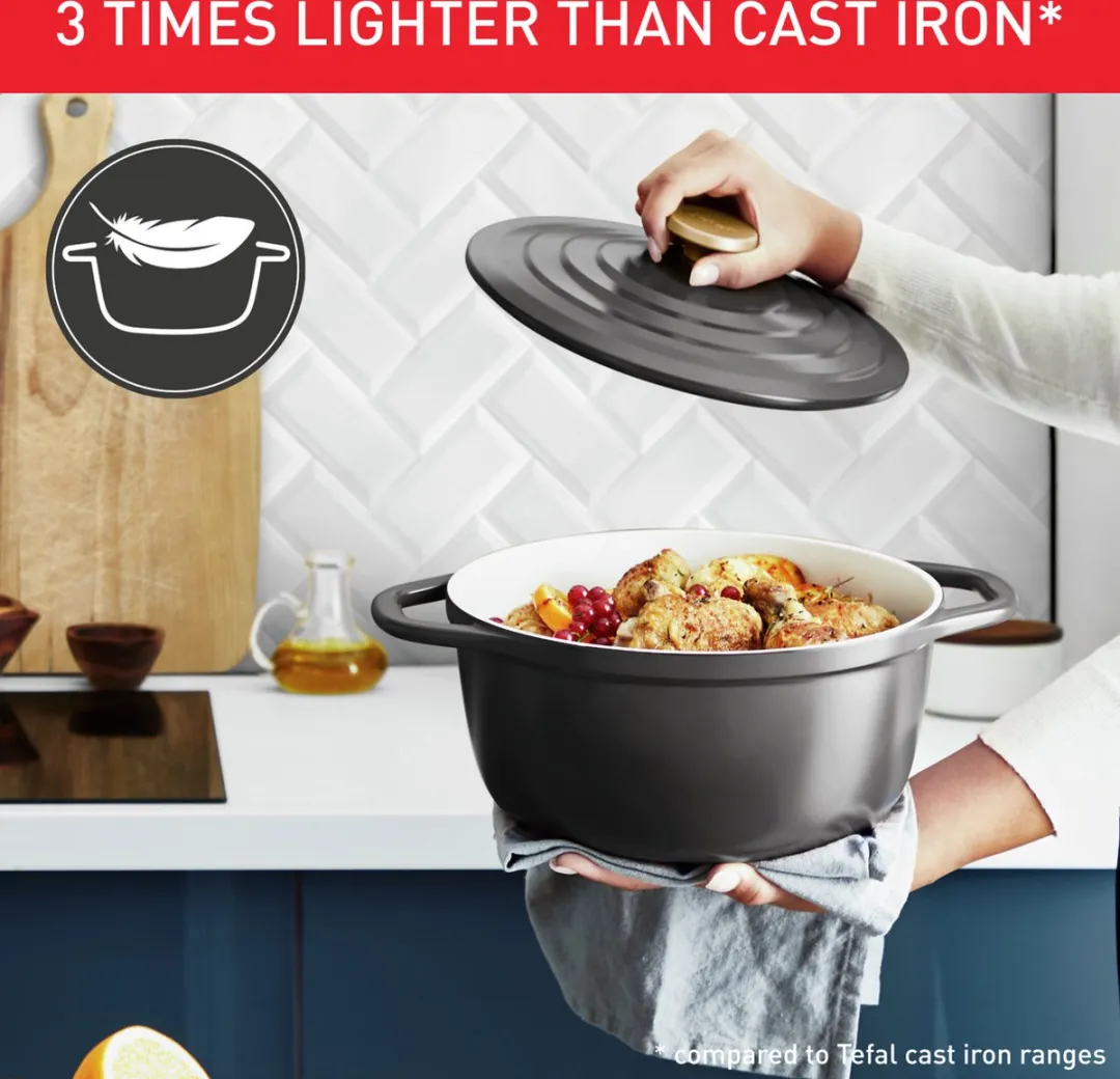 Tefal Air E25546 Braadpan 4,7L - Inductie - Zwart
