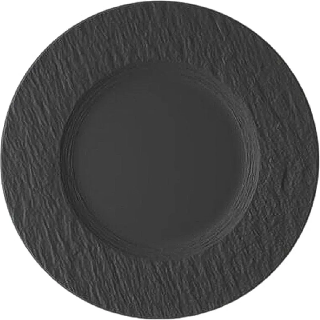 Villeroy & Boch Manufacture Rock Ontbijtborden 22cm - 6 Stuks - Zwart