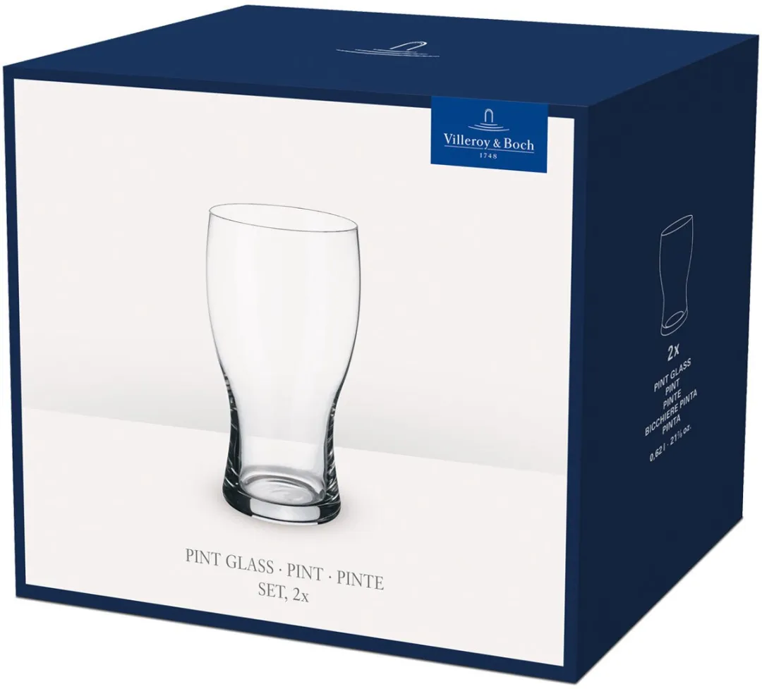 Villeroy & Boch Purismo Pilsglas Set - 2 Stuks 620ml