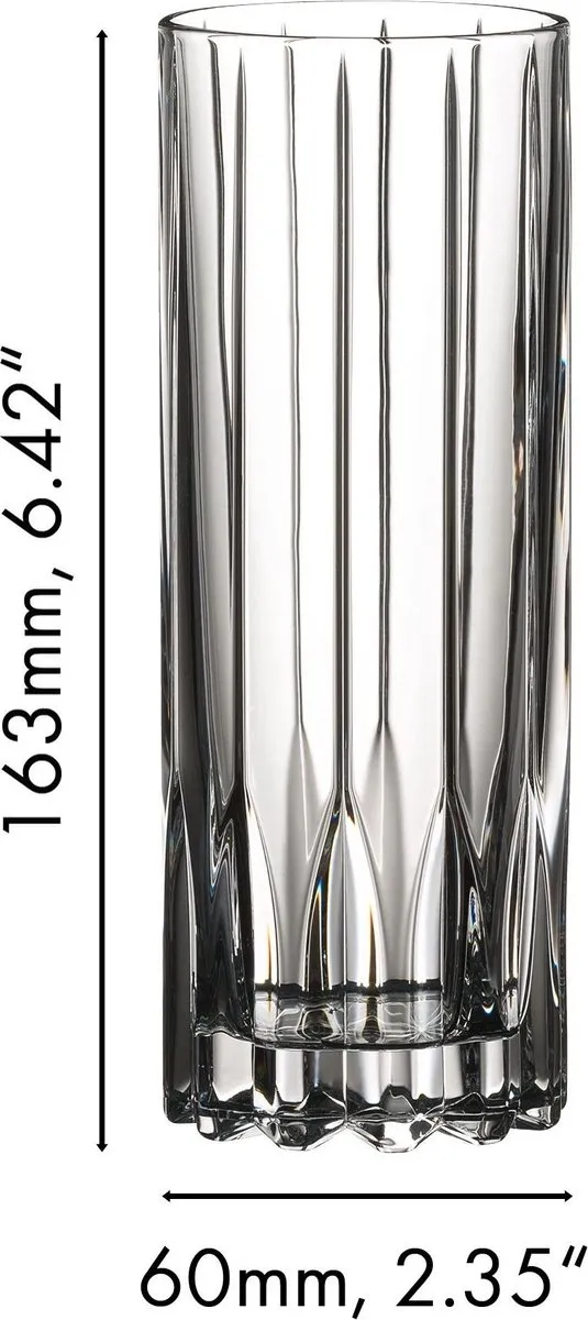 Riedel Fizz Longdrinkglazen - 265ml - 2 Stuks