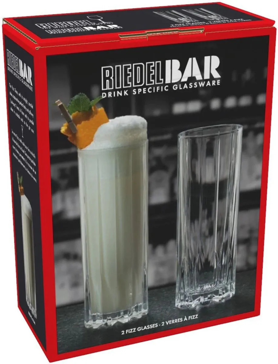 Riedel Fizz Longdrinkglazen - 265ml - 2 Stuks