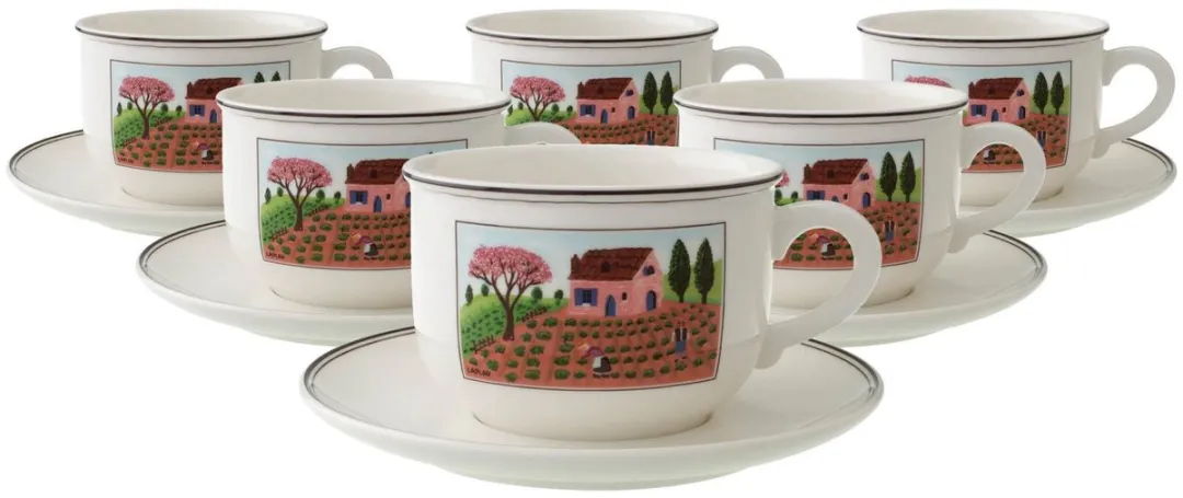 Villeroy & Boch Cappuccinotassen Design Naif 330ml