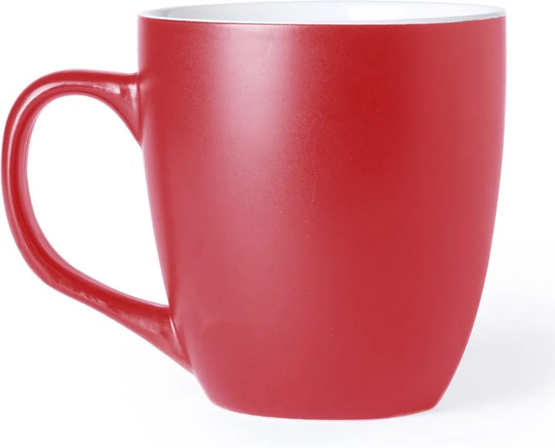 Bellatio Design Koffiemokken - 6x - 440ml - Rood/Wit/Blauw