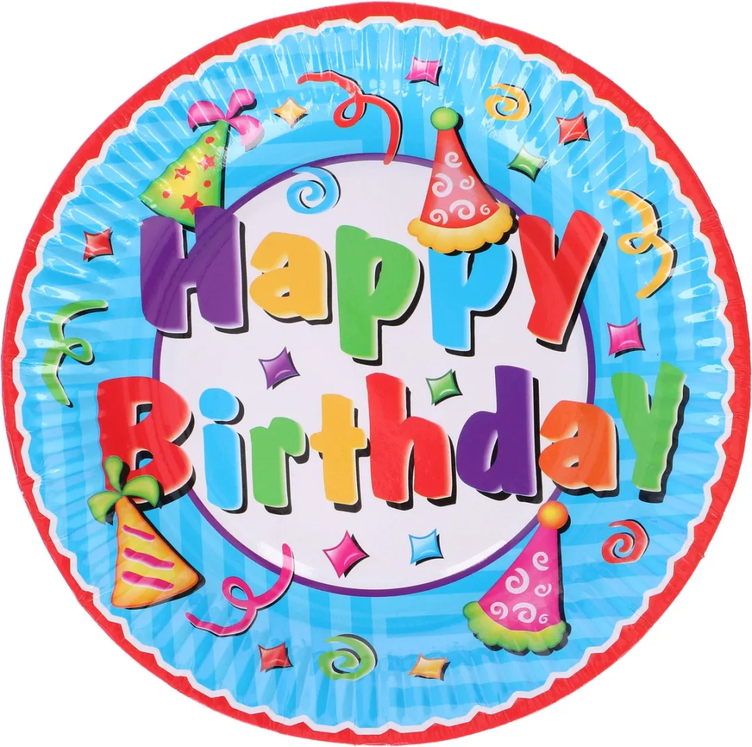 Eddy Toys Happy Birthday Bord 18cm
