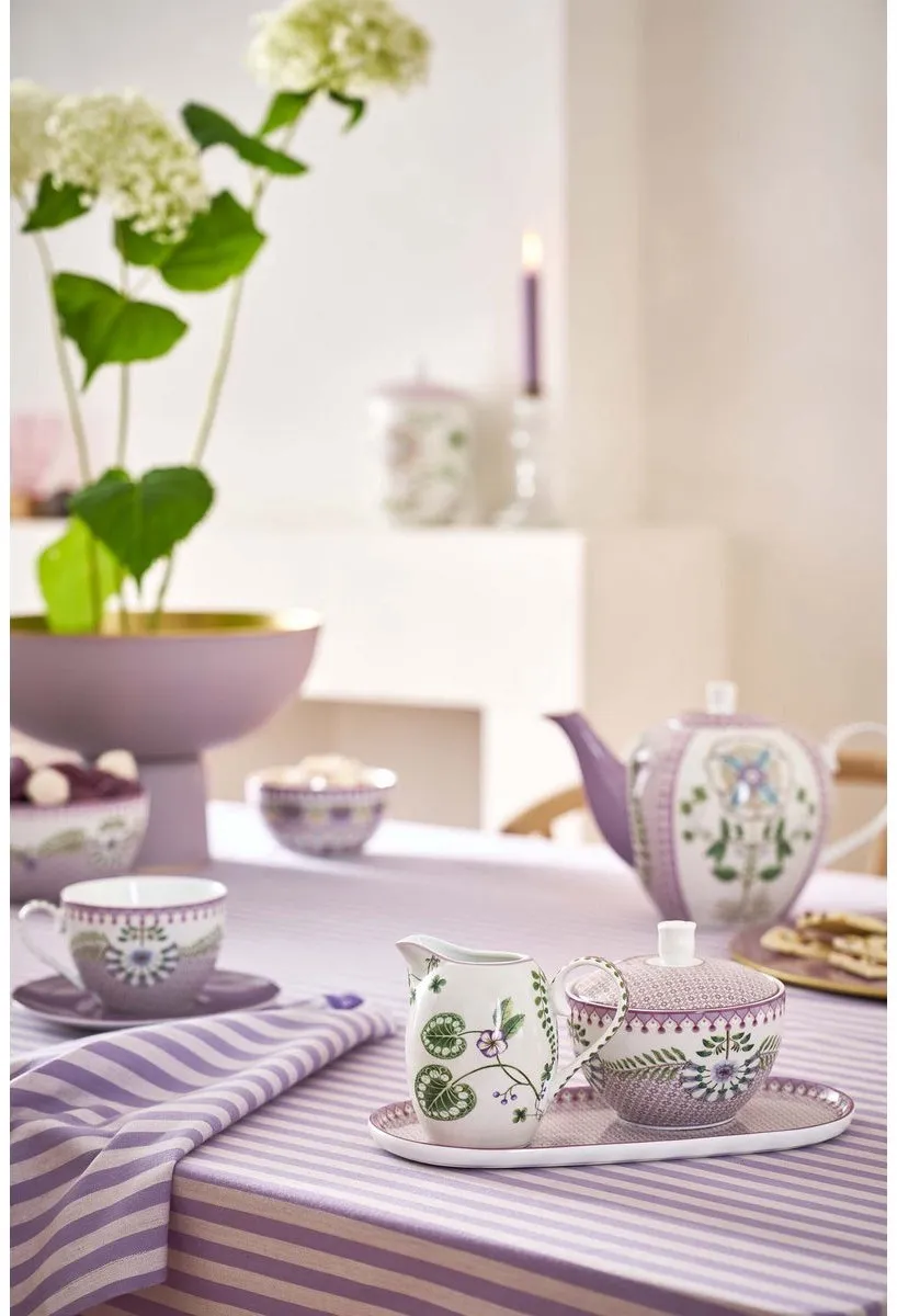 Pip Studio Lily & Lotus Mokken - 350ml - 2 Stuks - Lila