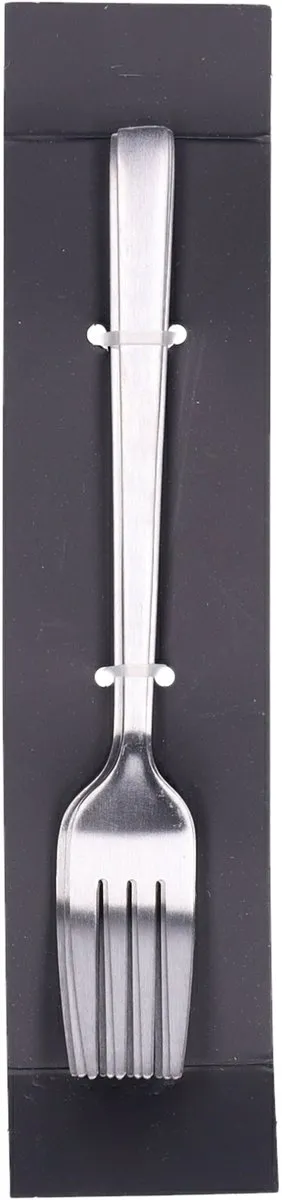 Bellatio Design Gebaksvorkjes 12 Stuks - Zilver - 15 cm