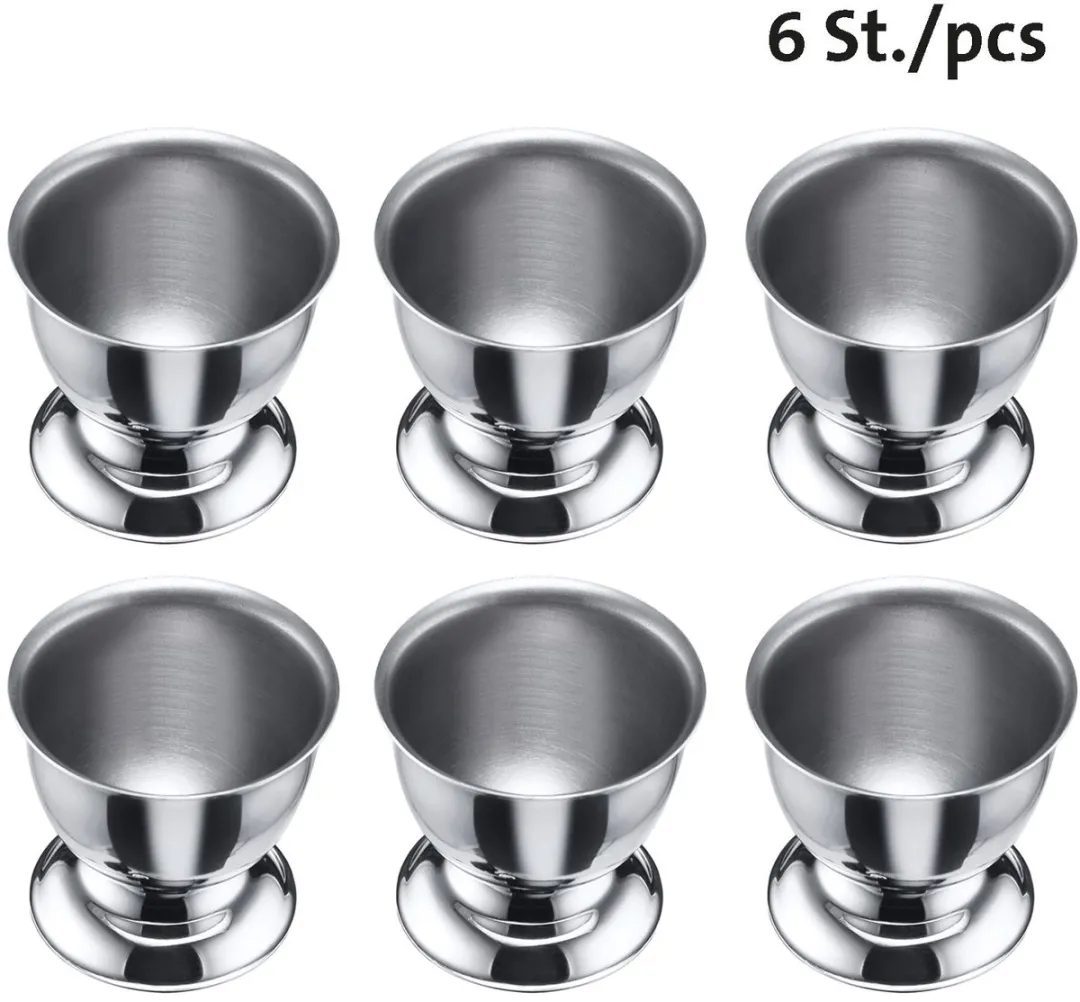 Westmark Eierdopjes Set 6 Stuks - Roestvrij Staal - Ø5cm