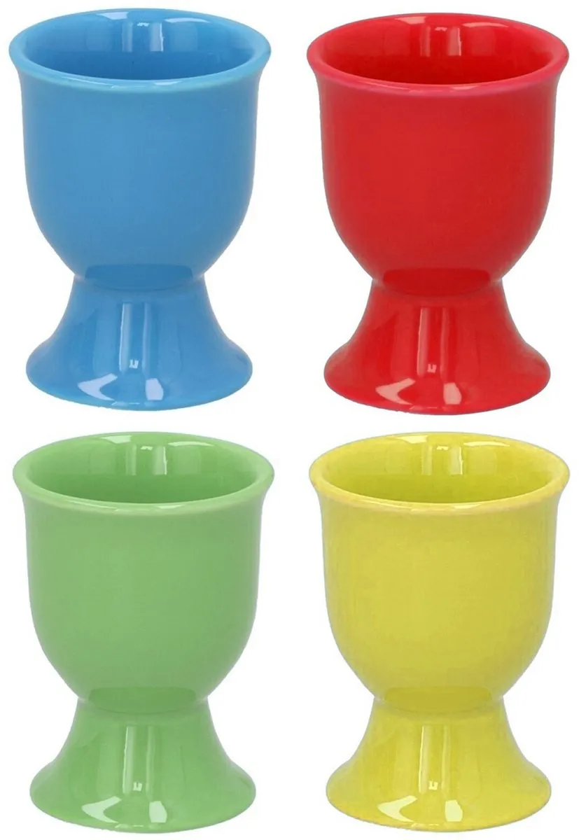 Bellatio Design Alegre Eierdopjes - 12 Stuks - Multi