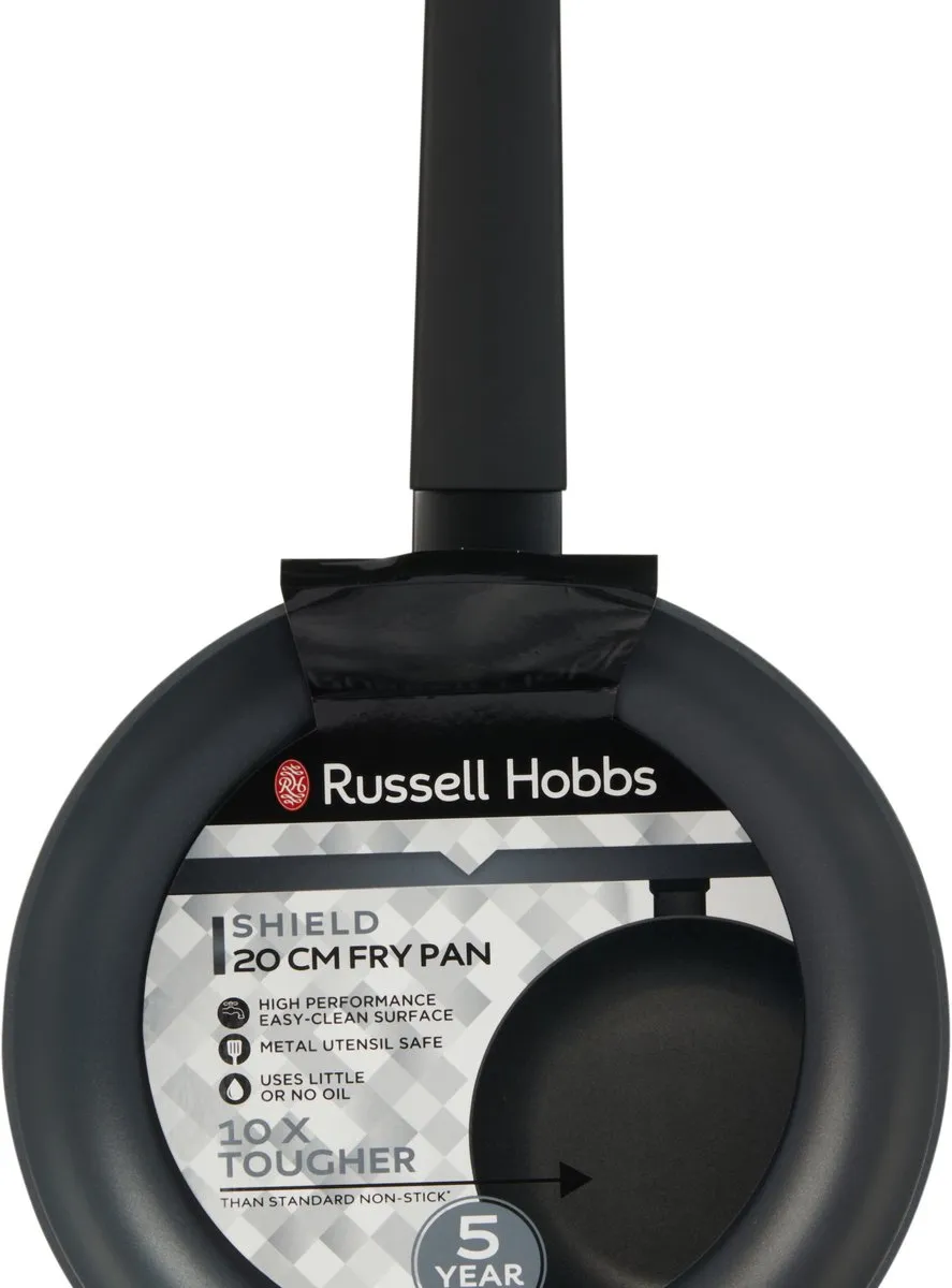 Russell Hobbs Shield Koekenpan 20cm - Inductie - Zwart
