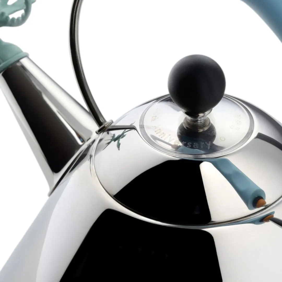 Alessi Tea Rex Fluitketel 9093REX B - 2L - Zwart