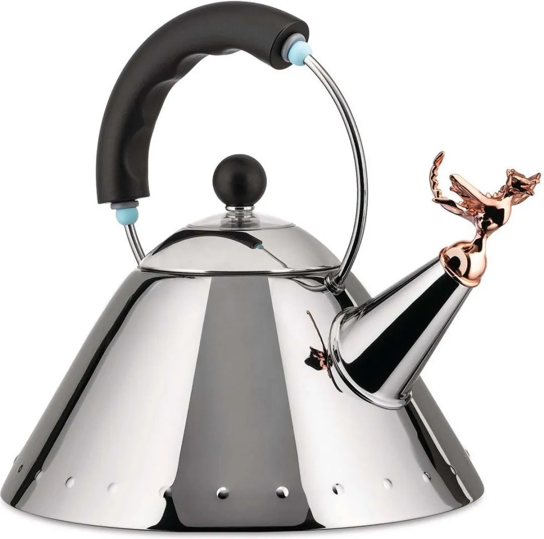 Alessi Tea Rex Fluitketel 9093REX B - 2L - Zwart - afbeelding 6 van 6