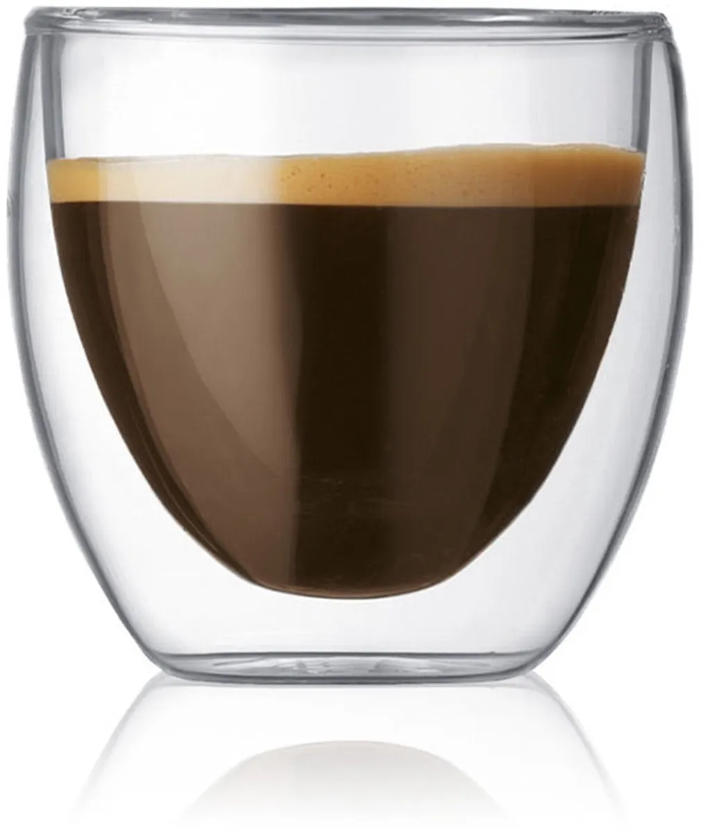 Bodum 4557-10-12 Dubbelwandige Glazen Set - 6 Stuks 80ml - afbeelding 6 van 6