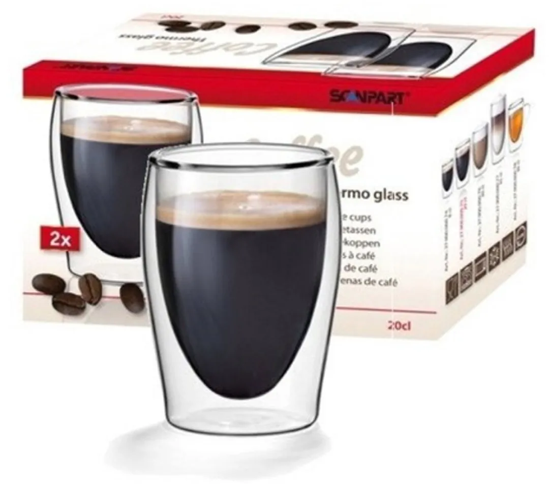 Scanpart Dubbelwandig Koffieglas 175ml - 2 Stuks - afbeelding 6 van 6