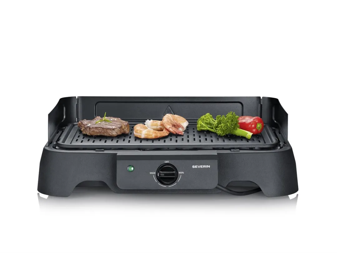 Severin PG 8595 Tafelgrill 2000W - Zwart