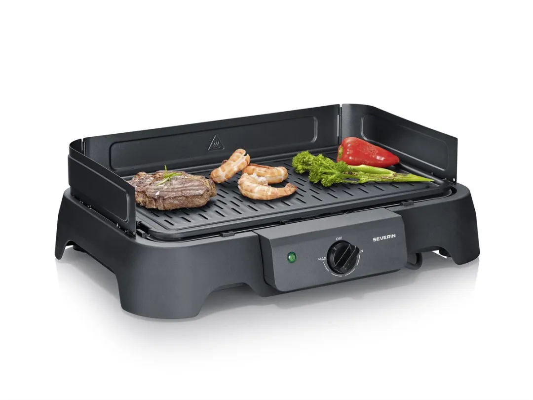 Severin PG 8595 Tafelgrill 2000W - Zwart
