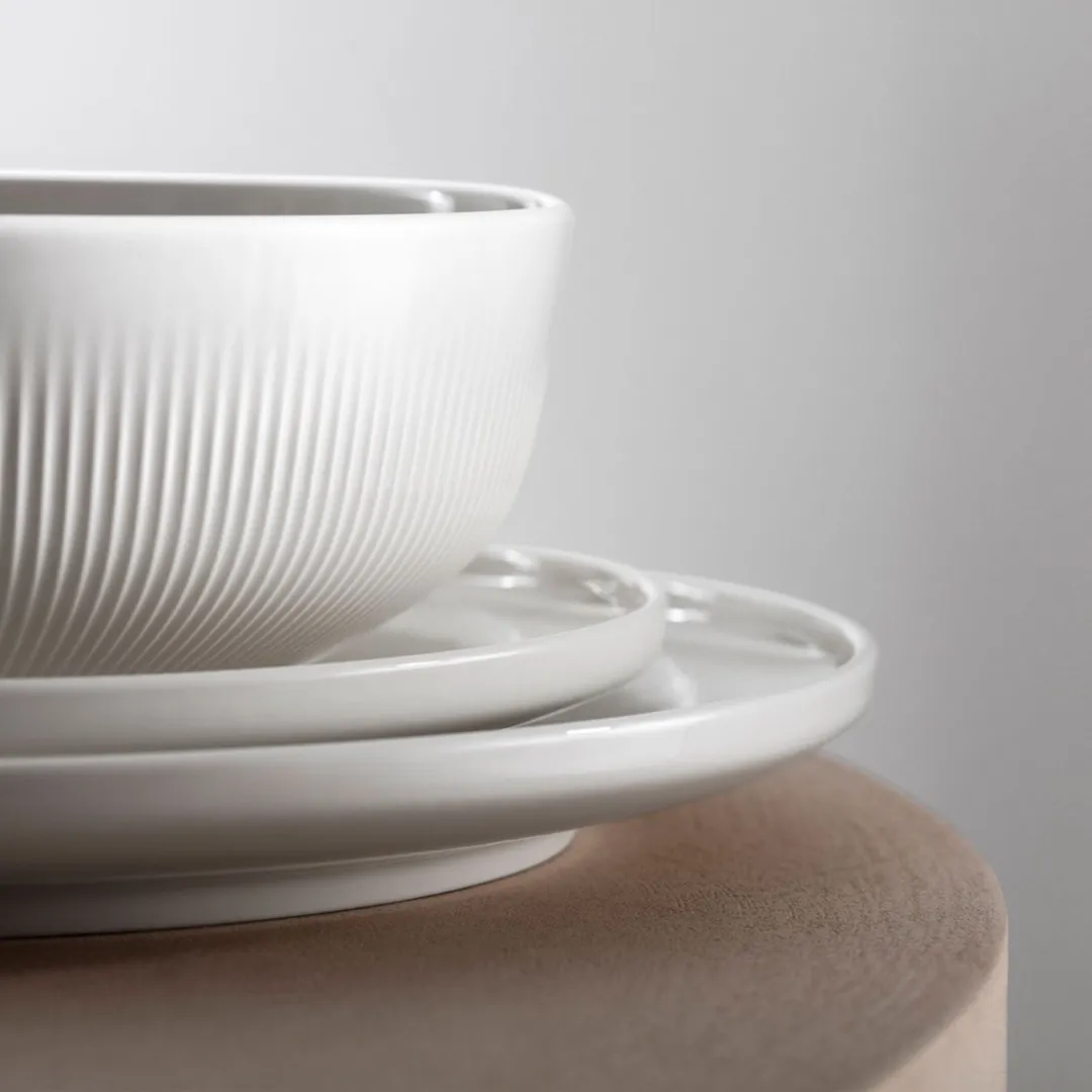 Villeroy & Boch Afina Frühstücks-Set - 18-delig - Wit/Gekleurd